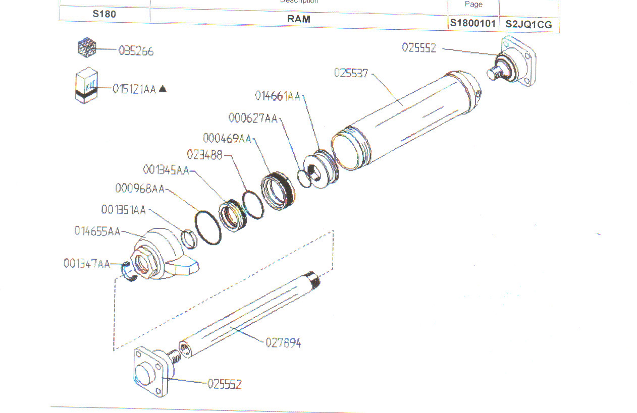 025552 Крепление цилиндра Merlo ROTO (верхнее и нижнее)